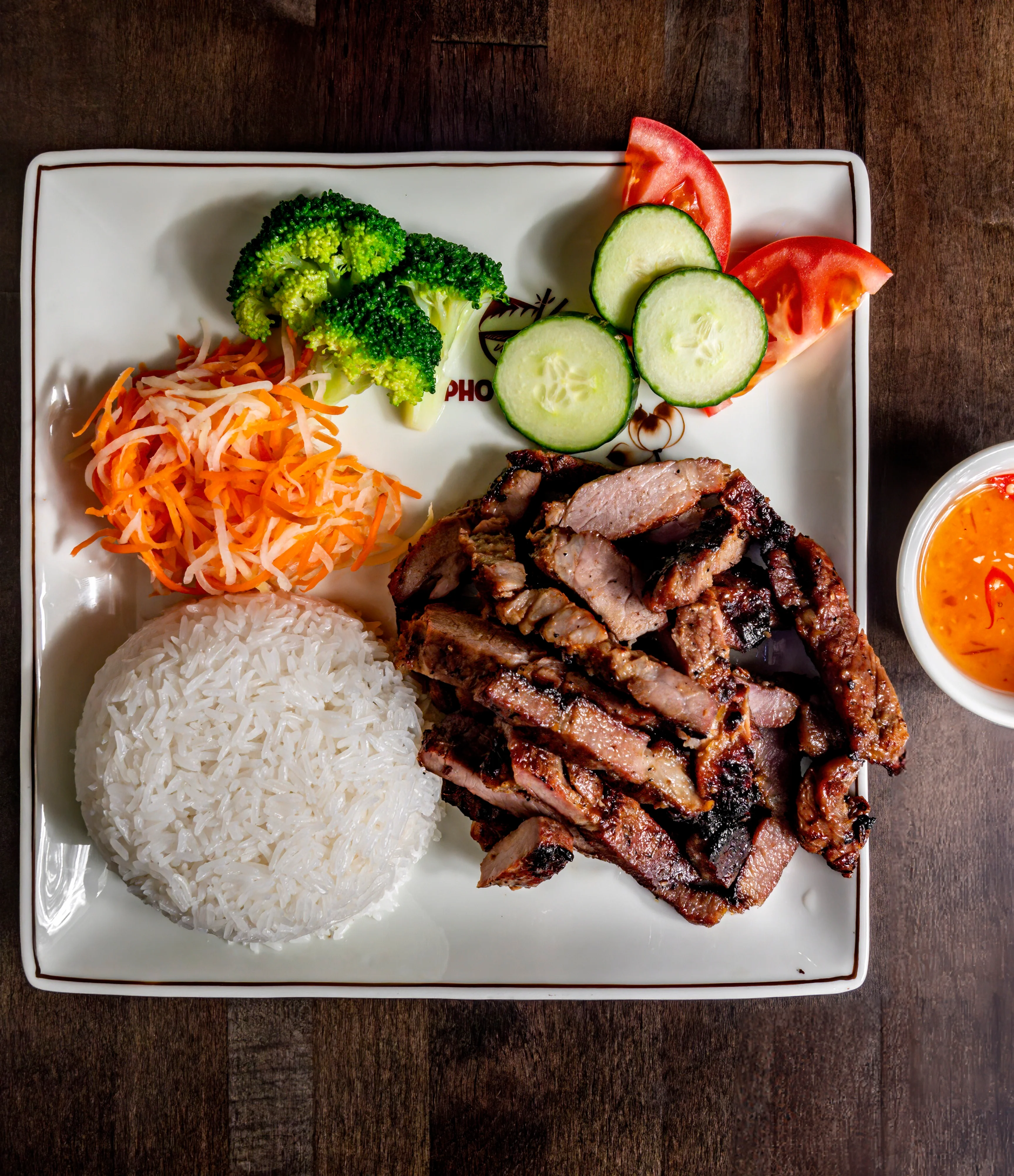 Grilled Pork Chop Rice