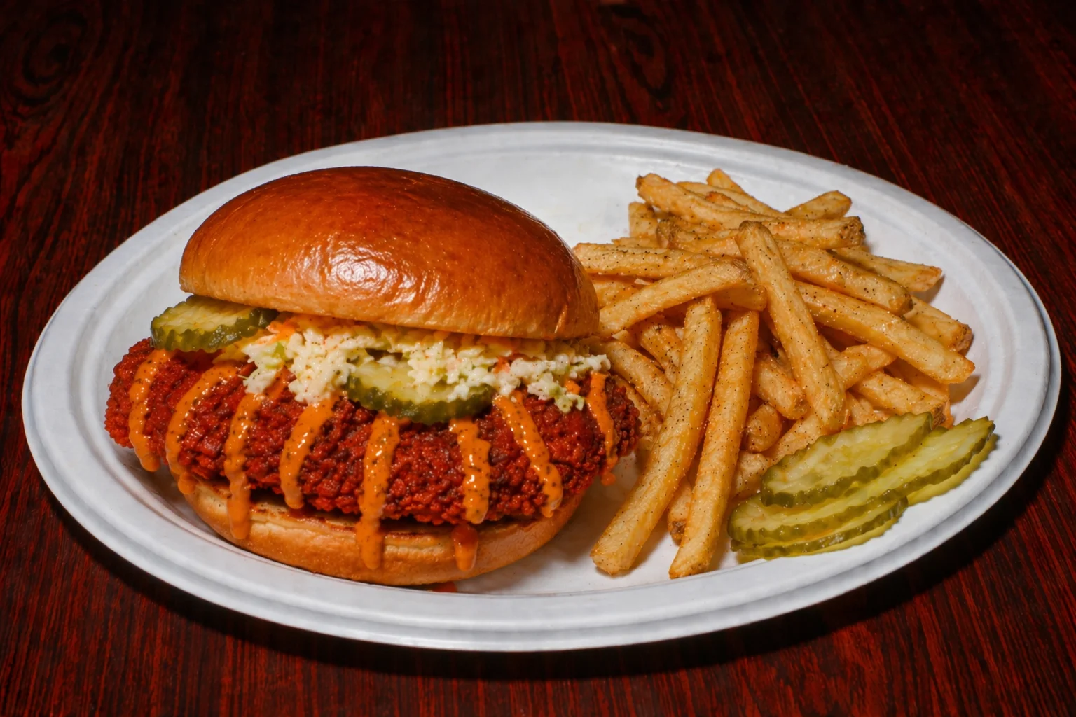 Z's Hot Slider with Fries