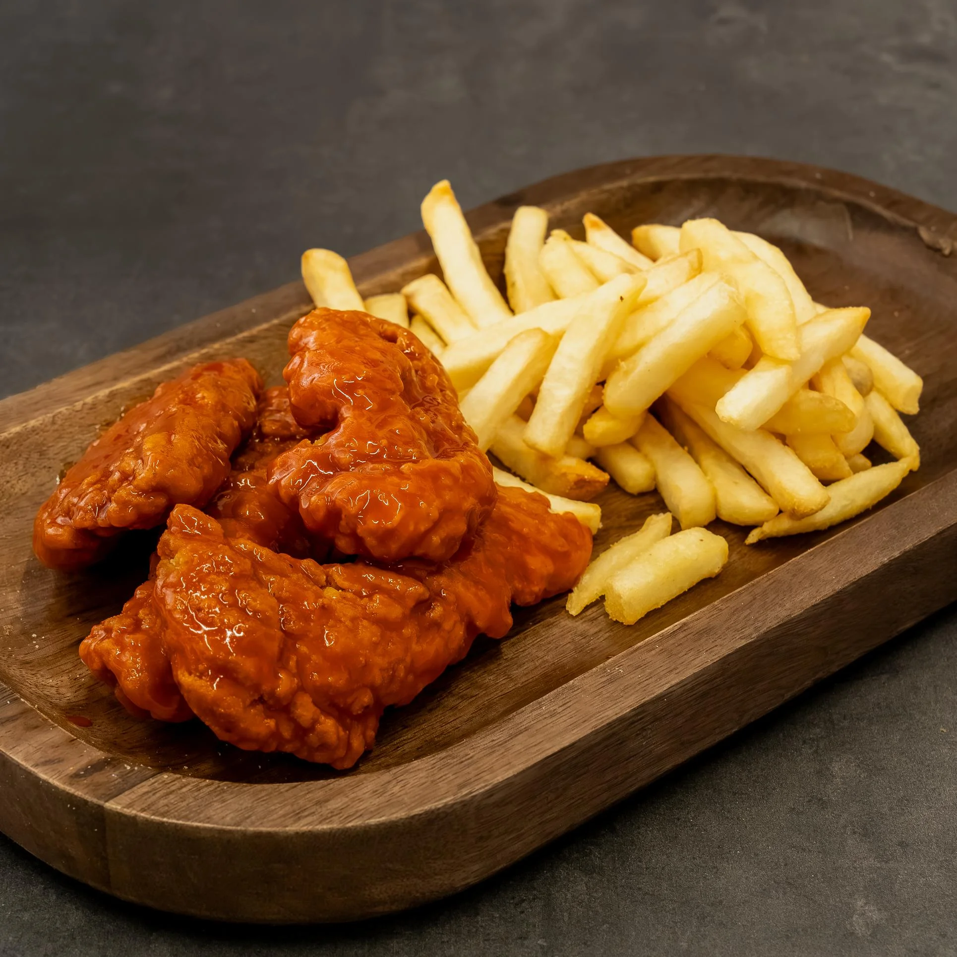 Halal Chicken Tenders (4pcs)  With Fries