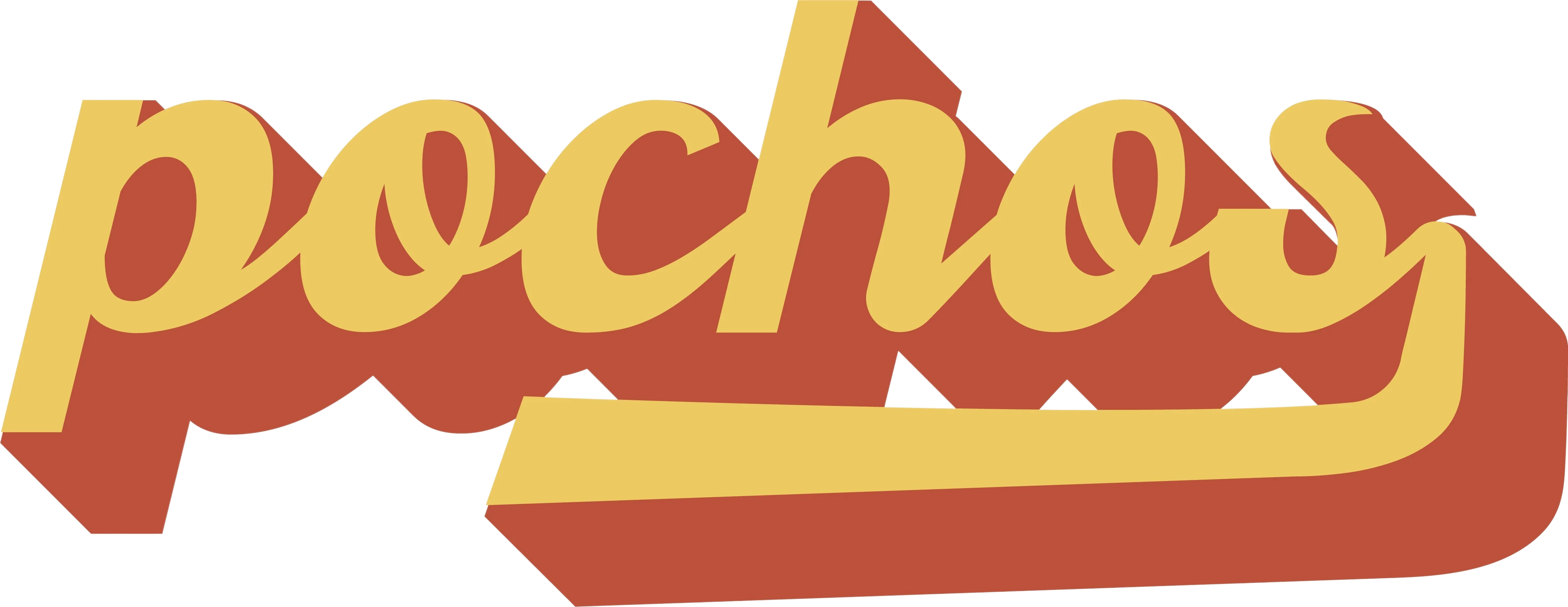 Logo of Pocho's restaurant featuring vibrant typography