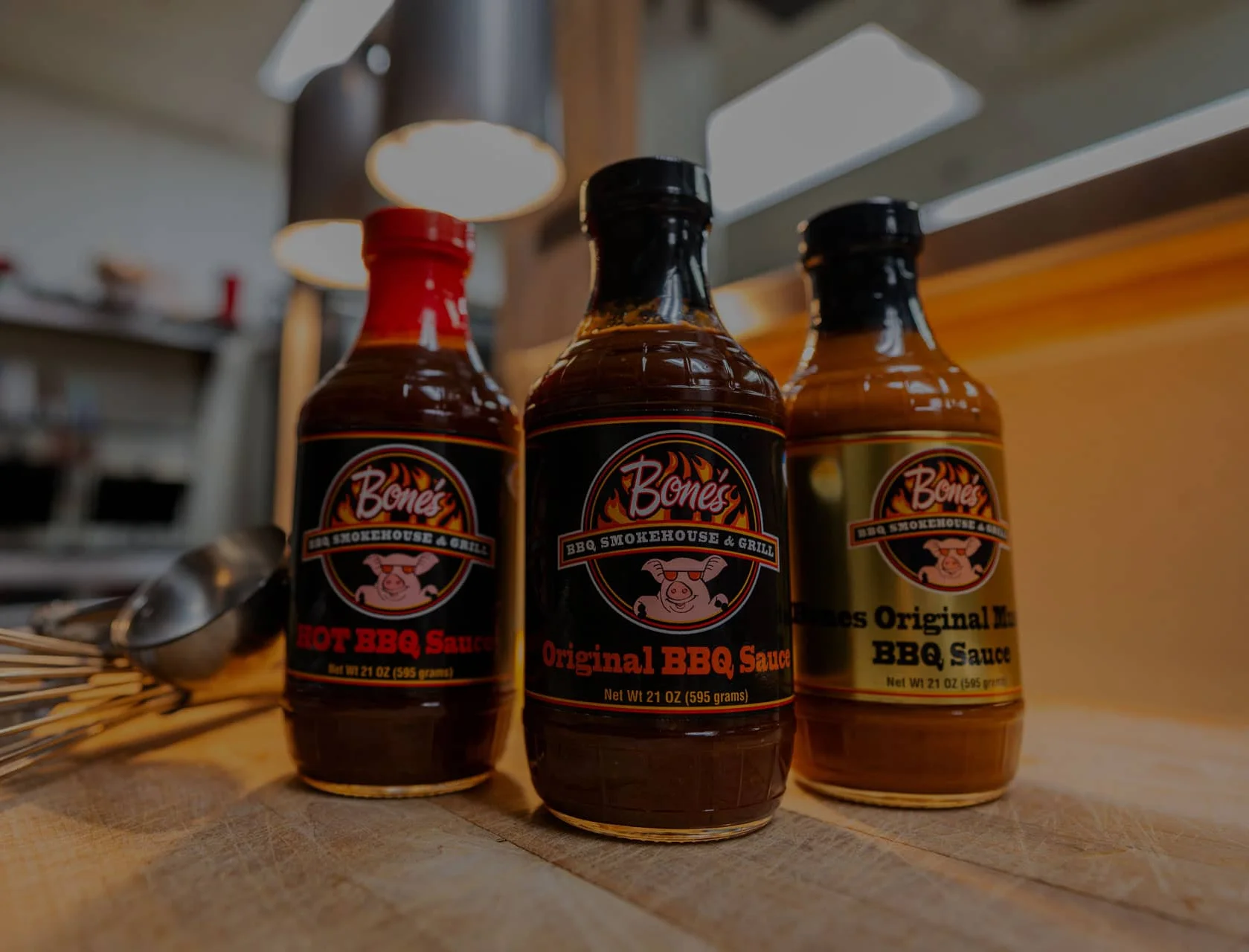 Bottle of Mustard BBQ Sauce