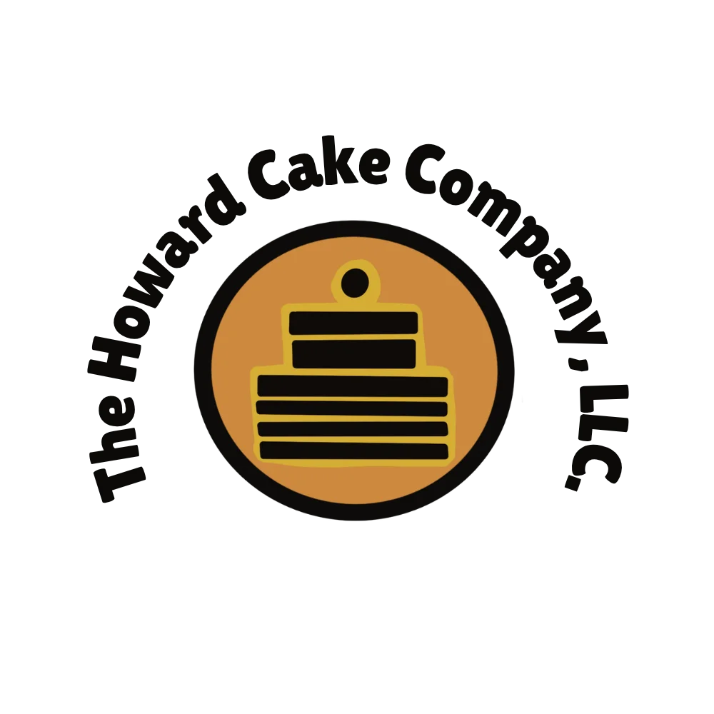 A beautifully decorated cake from The Howard Cake Company.