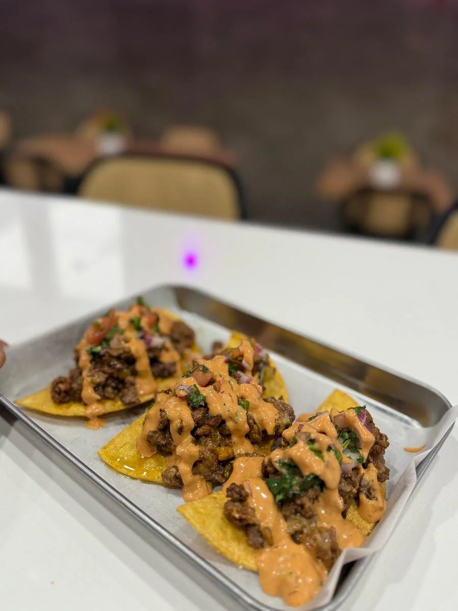 Chopped Cheese Tostadas