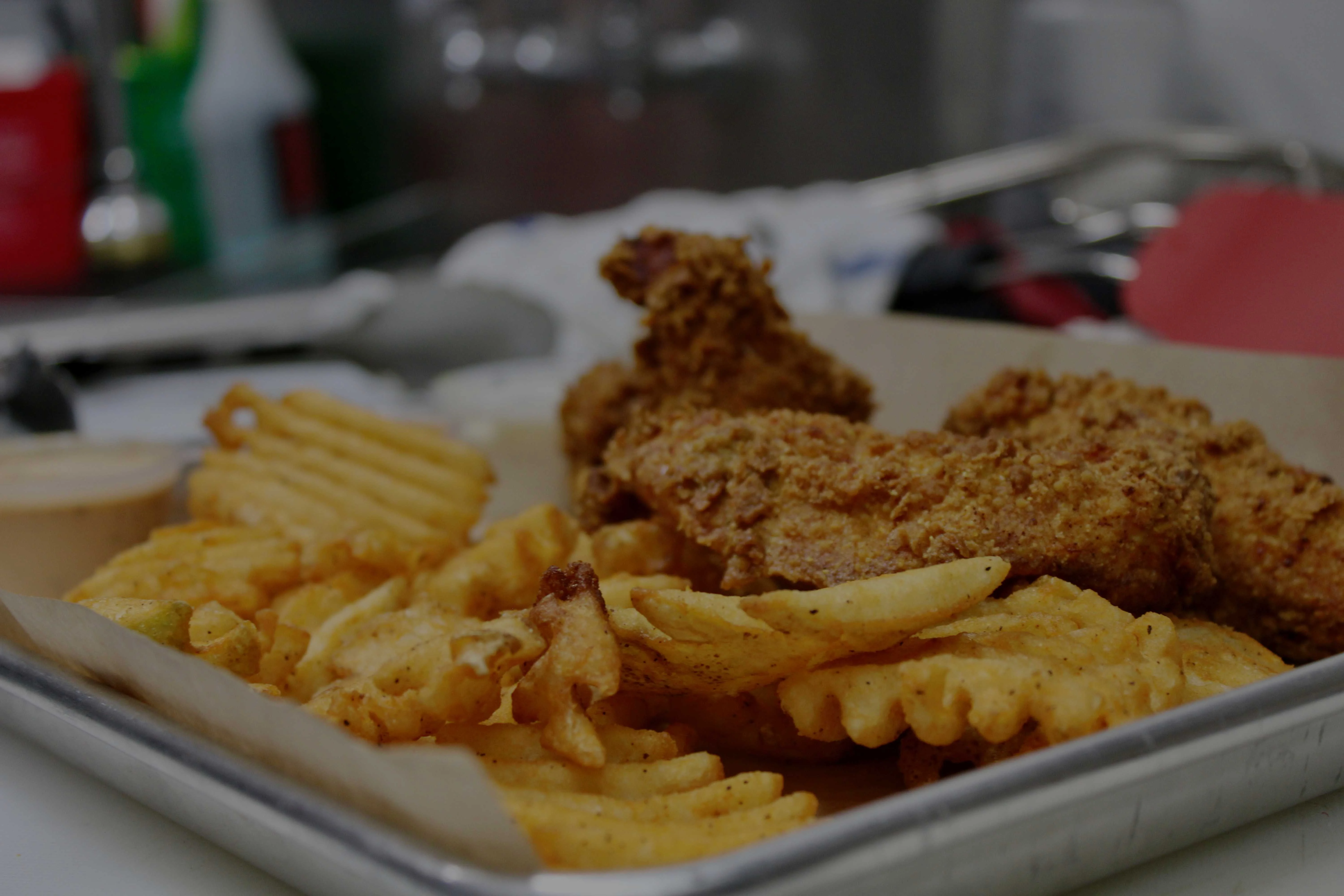 Loaded waffle Fries
