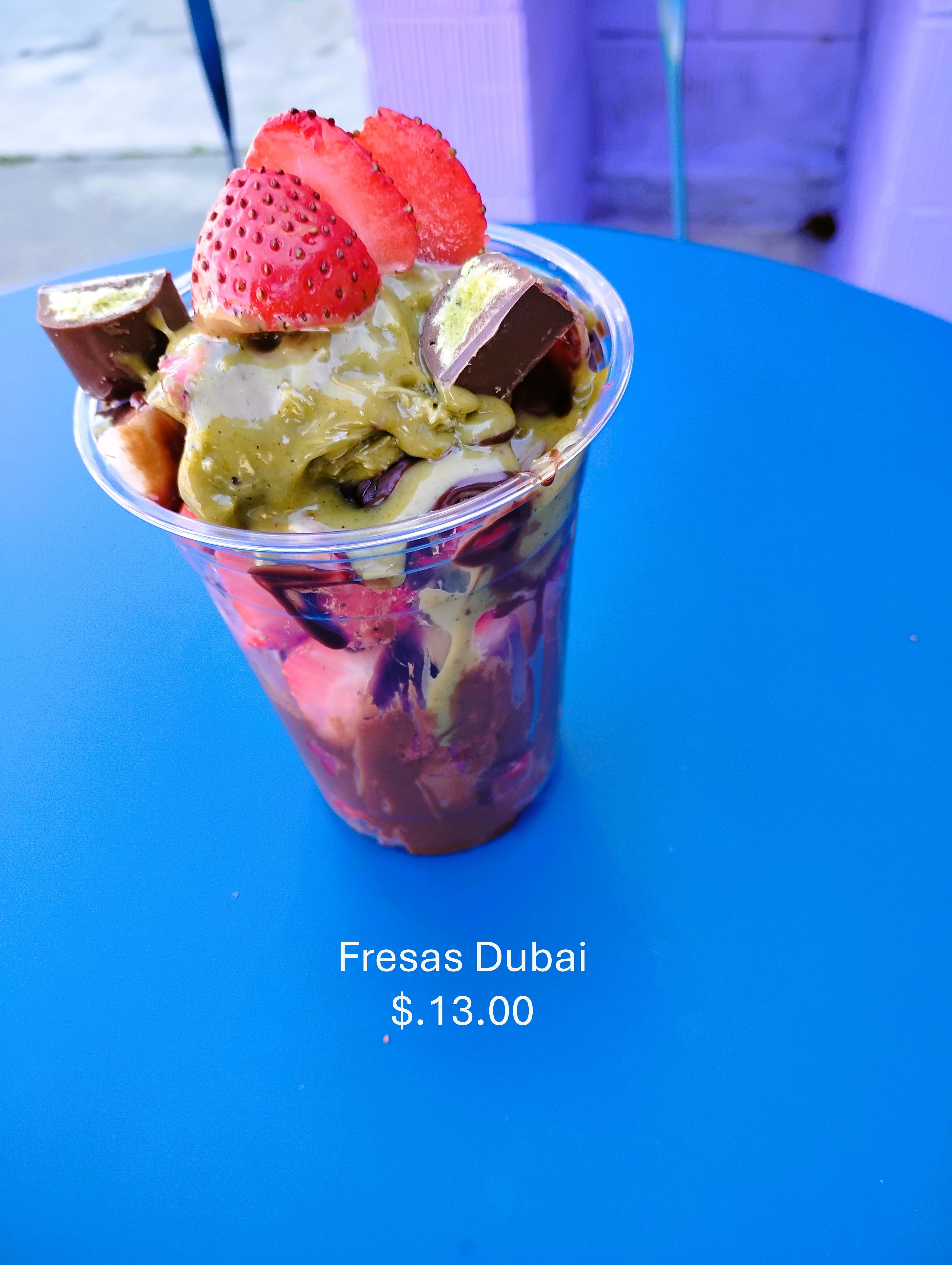 Delicious strawberry dessert served in a stylish restaurant setting.
