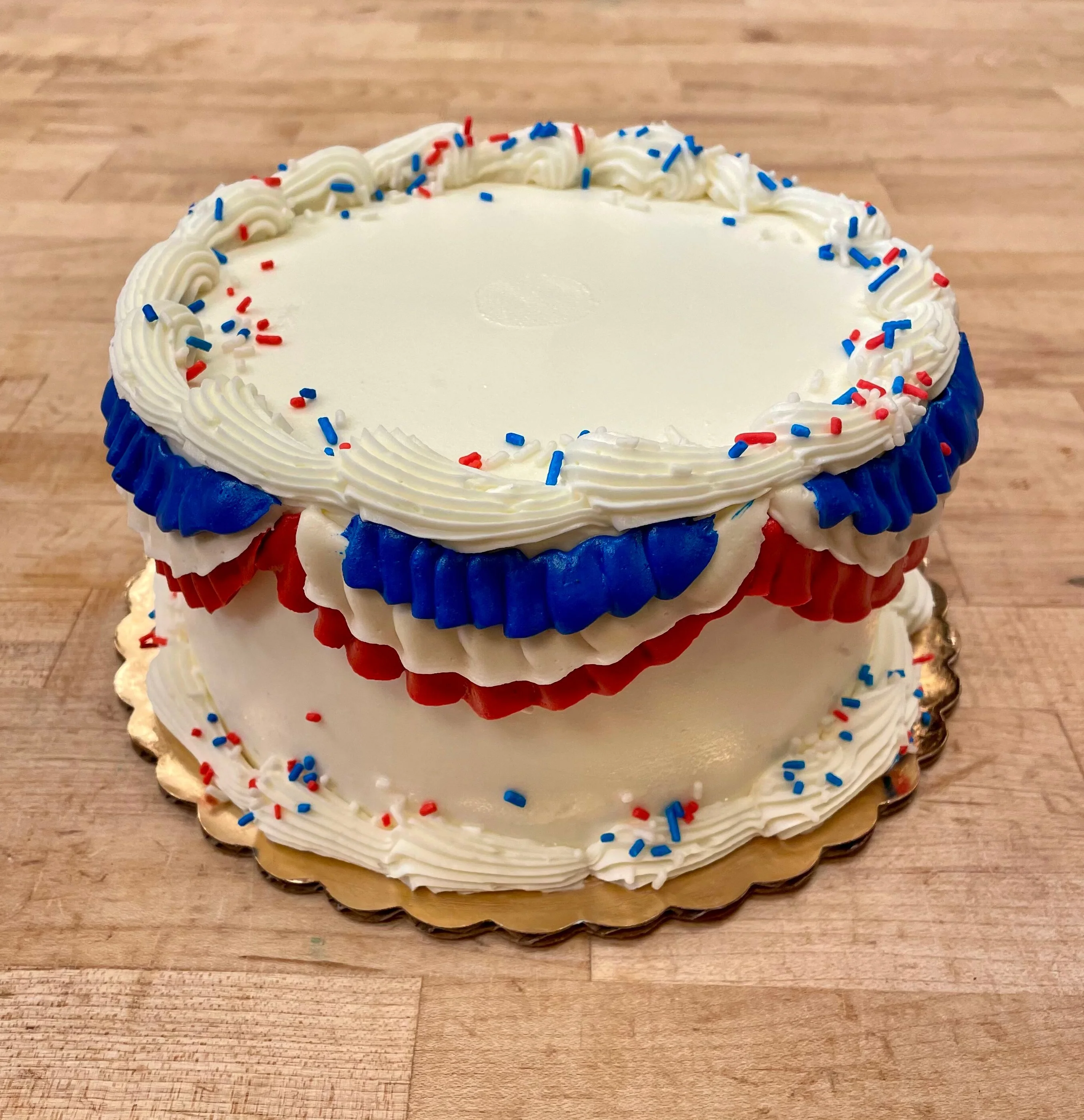 7" Patriotic Cake #1