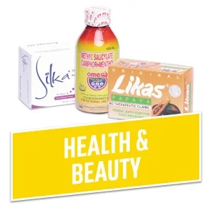 Health and beauty products including herbal remedies and skincare
