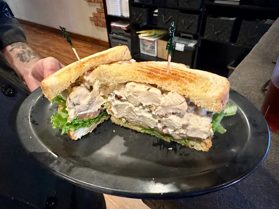 Restoration Brew Worx Chicken Salad Sammy
