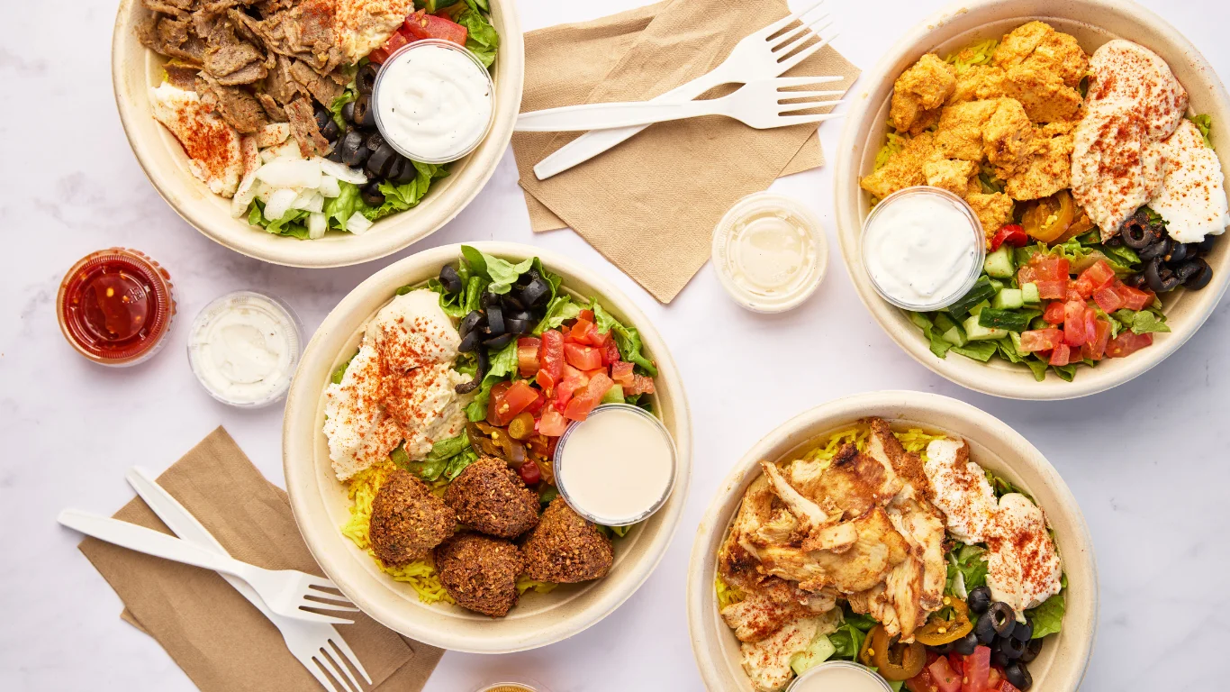 An assortment of different dishes