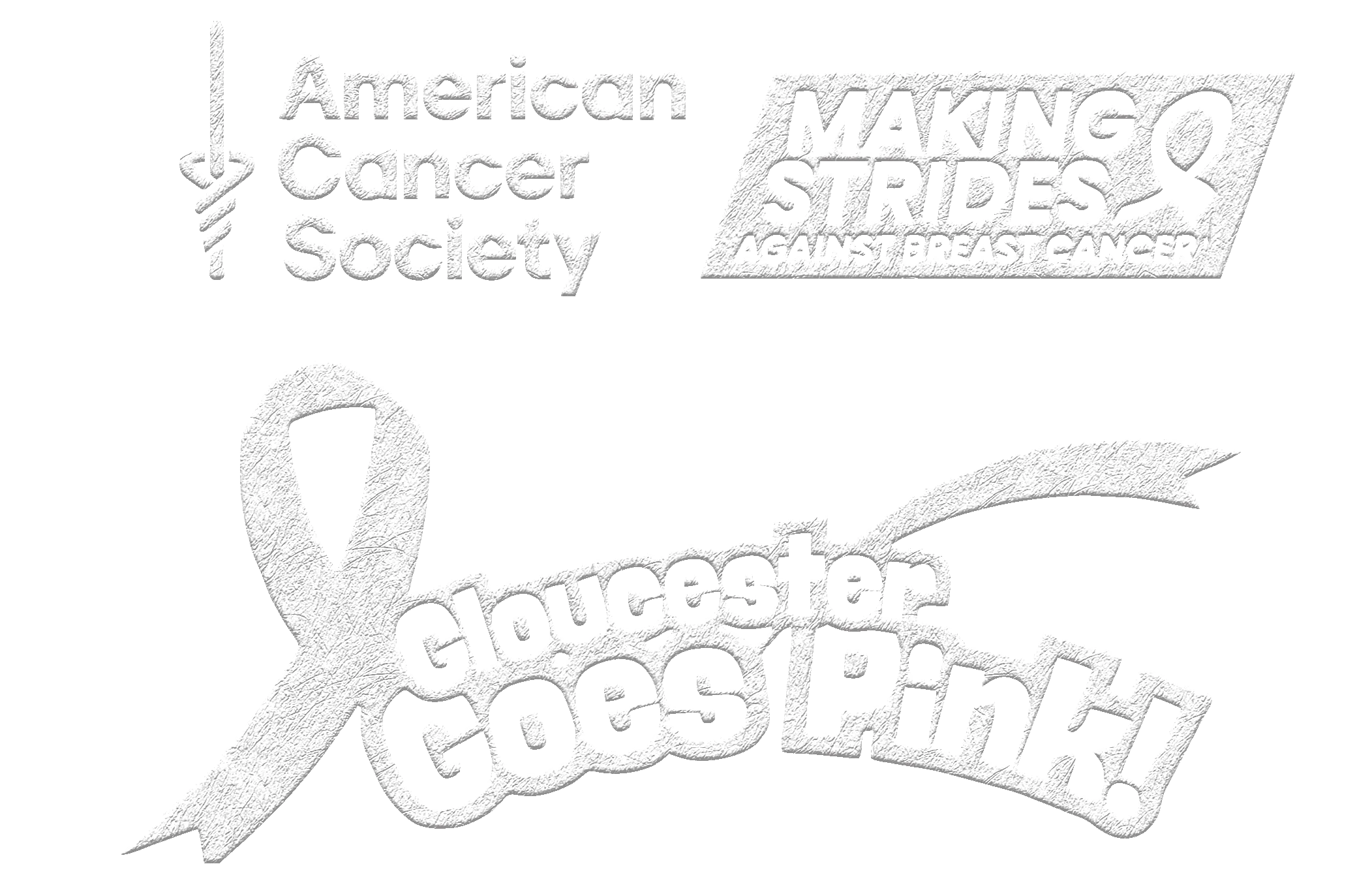 Logo for Gloucester Goes Pink event supporting breast cancer awareness