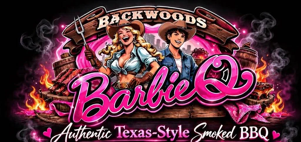 Authentic Texas-style BBQ menu featuring smoked meats and sides