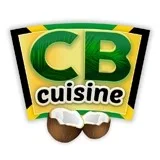 Logo of CB Cuisine featuring coconuts and vibrant colors