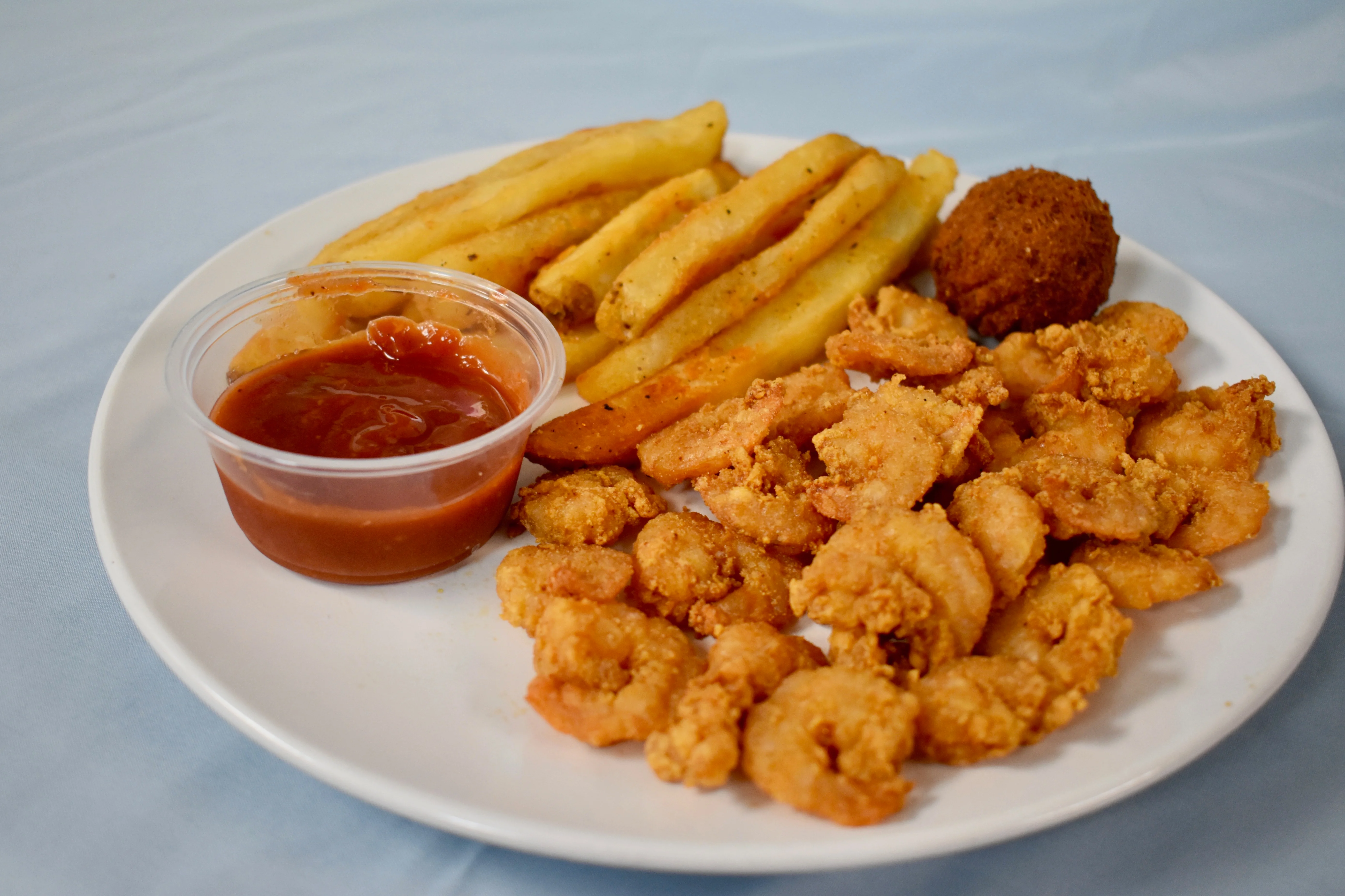 Popcorn Shrimp Po Boy Meal