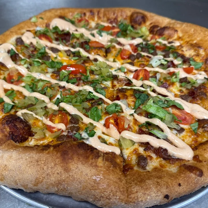 12" Bacon Cheeseburger Pizza