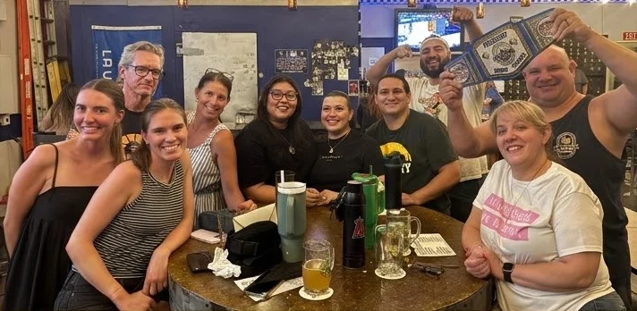 Trivia night at La Verne Brewing with last week's champions