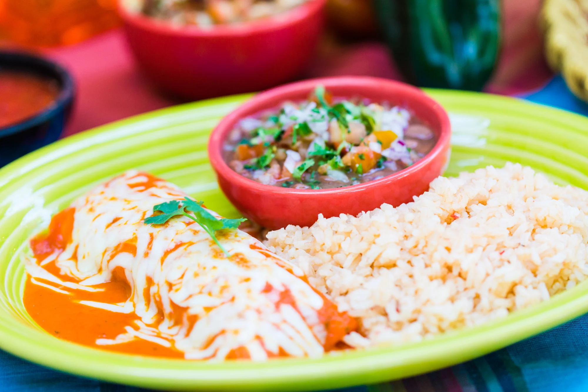 A full, authentic Mexican dish from Espana's Southwest Bar & Grill