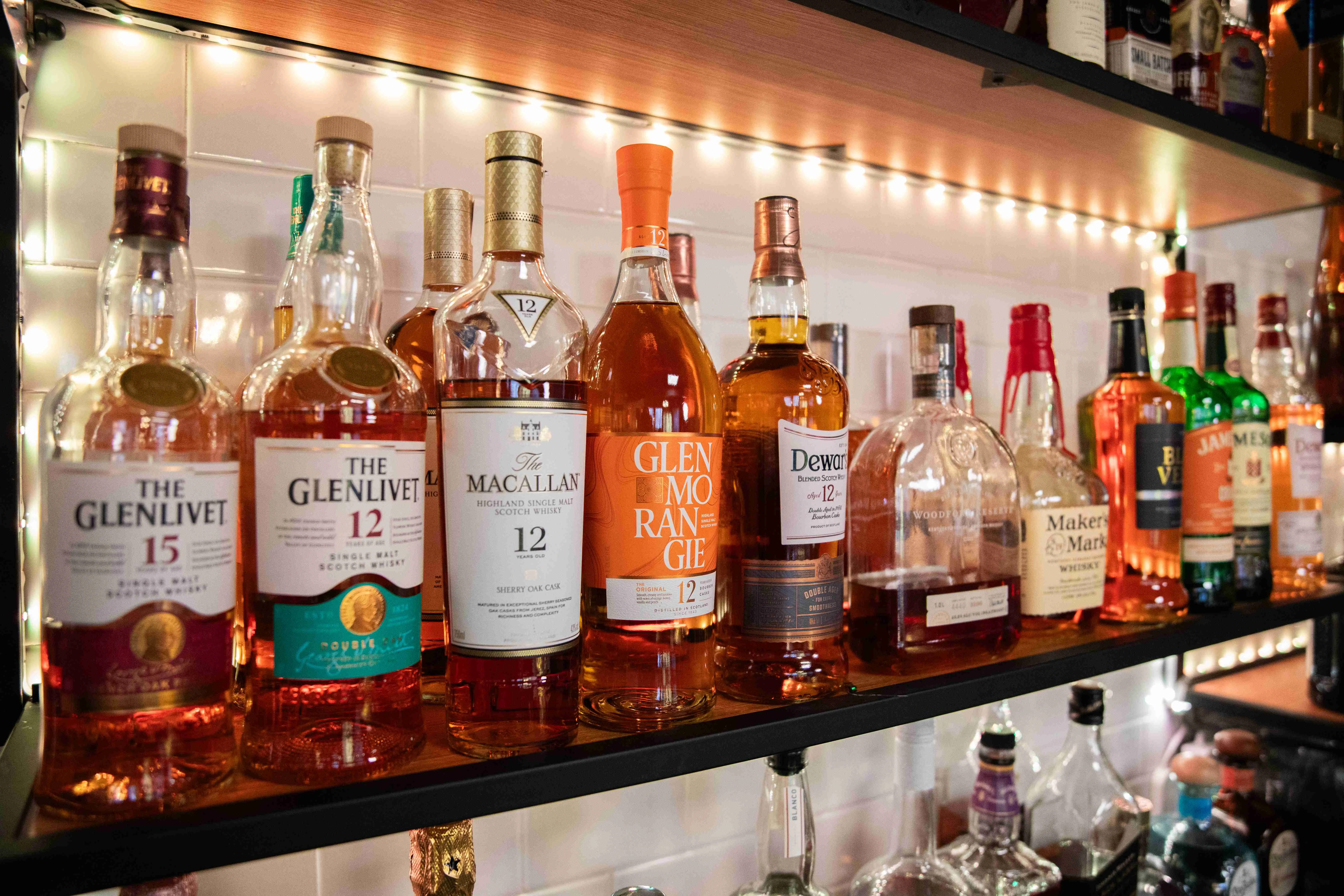 A beautifully arranged table with delicious dishes and drinks.
