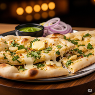 Cheese Garlic Naan