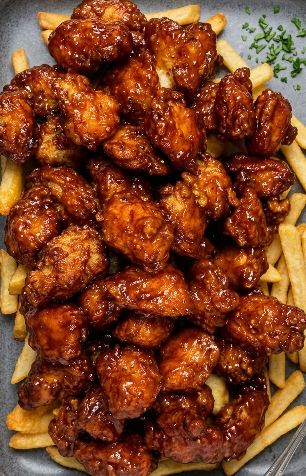 Delicious chicken popcorn served in a bowl with a crispy texture.