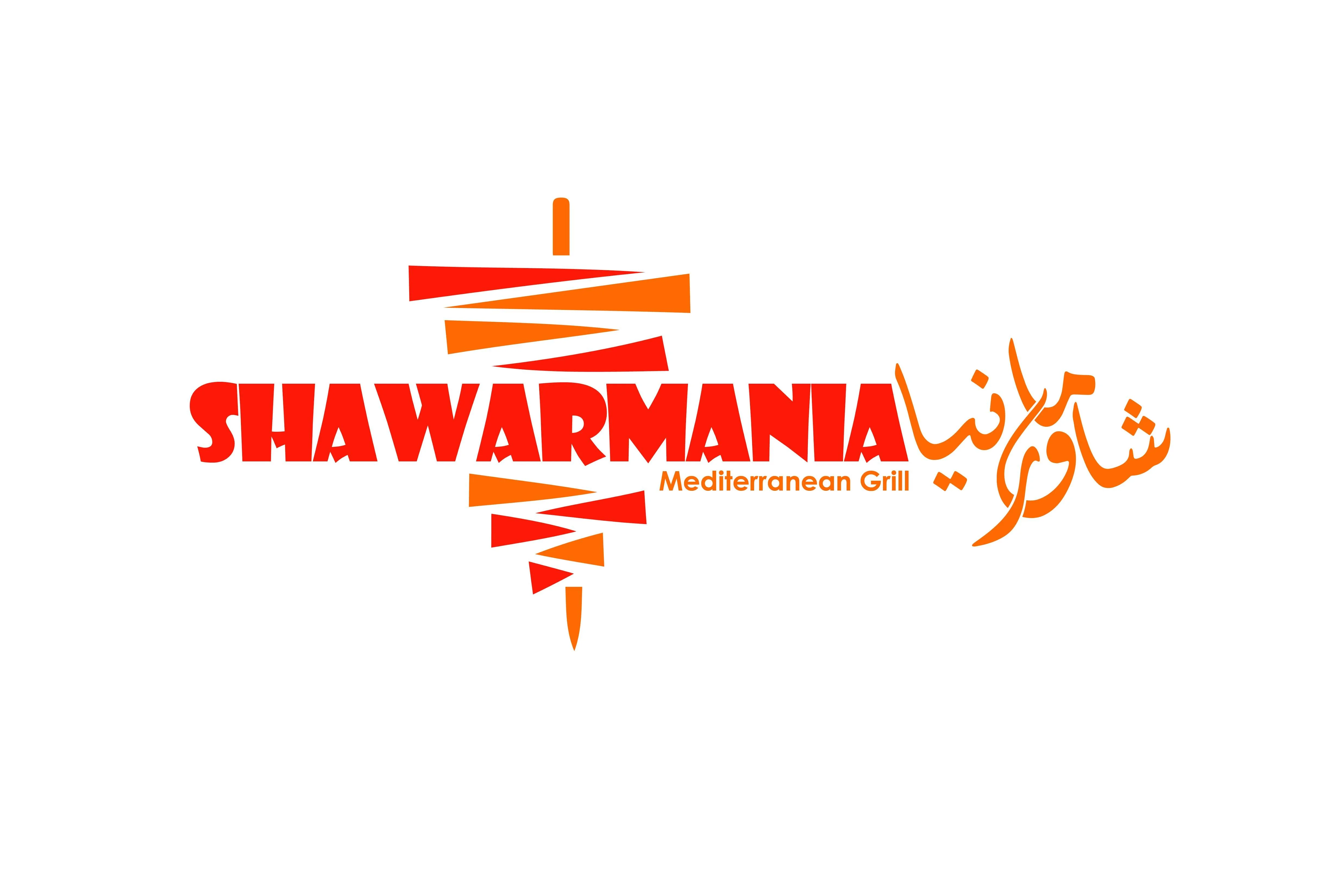Logo of Shawarmania Mediterranean Grill featuring vibrant colors and design