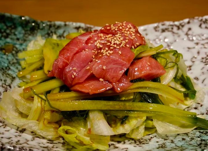 Toasted Poki Poki Salad | Amami Sushi
