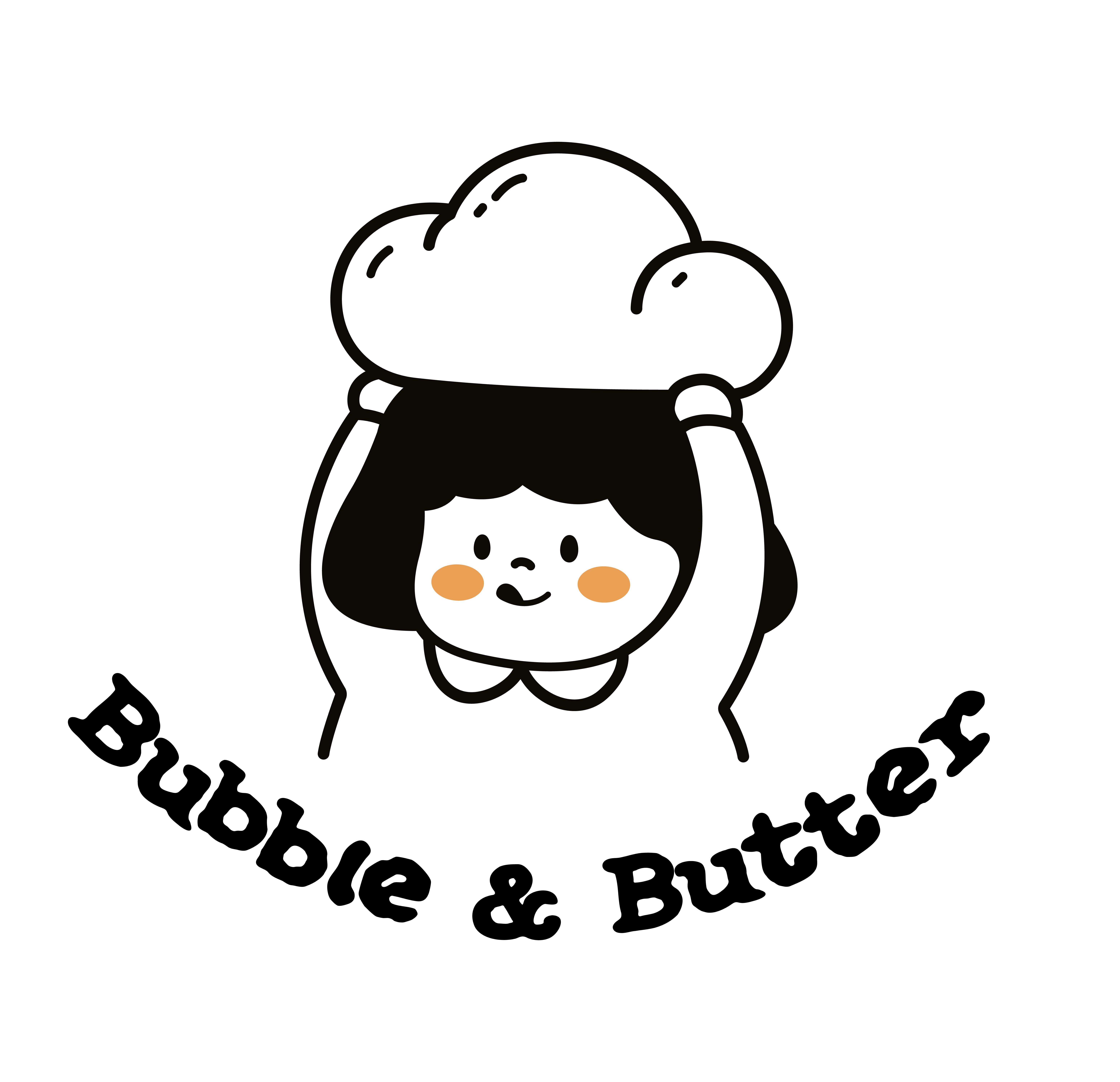 Cute cartoon chef character with a chef's hat