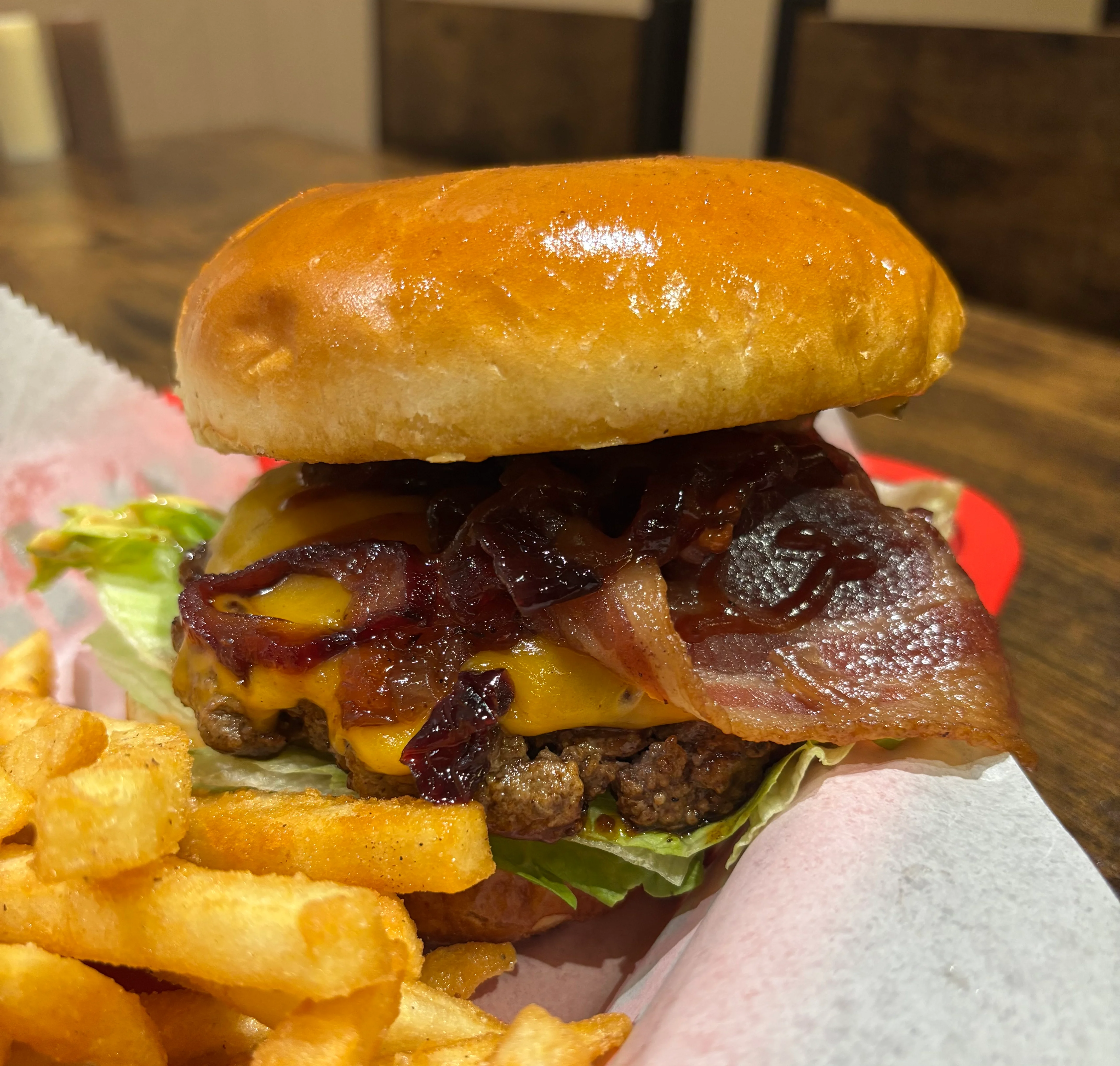 Bacon BBQ burger