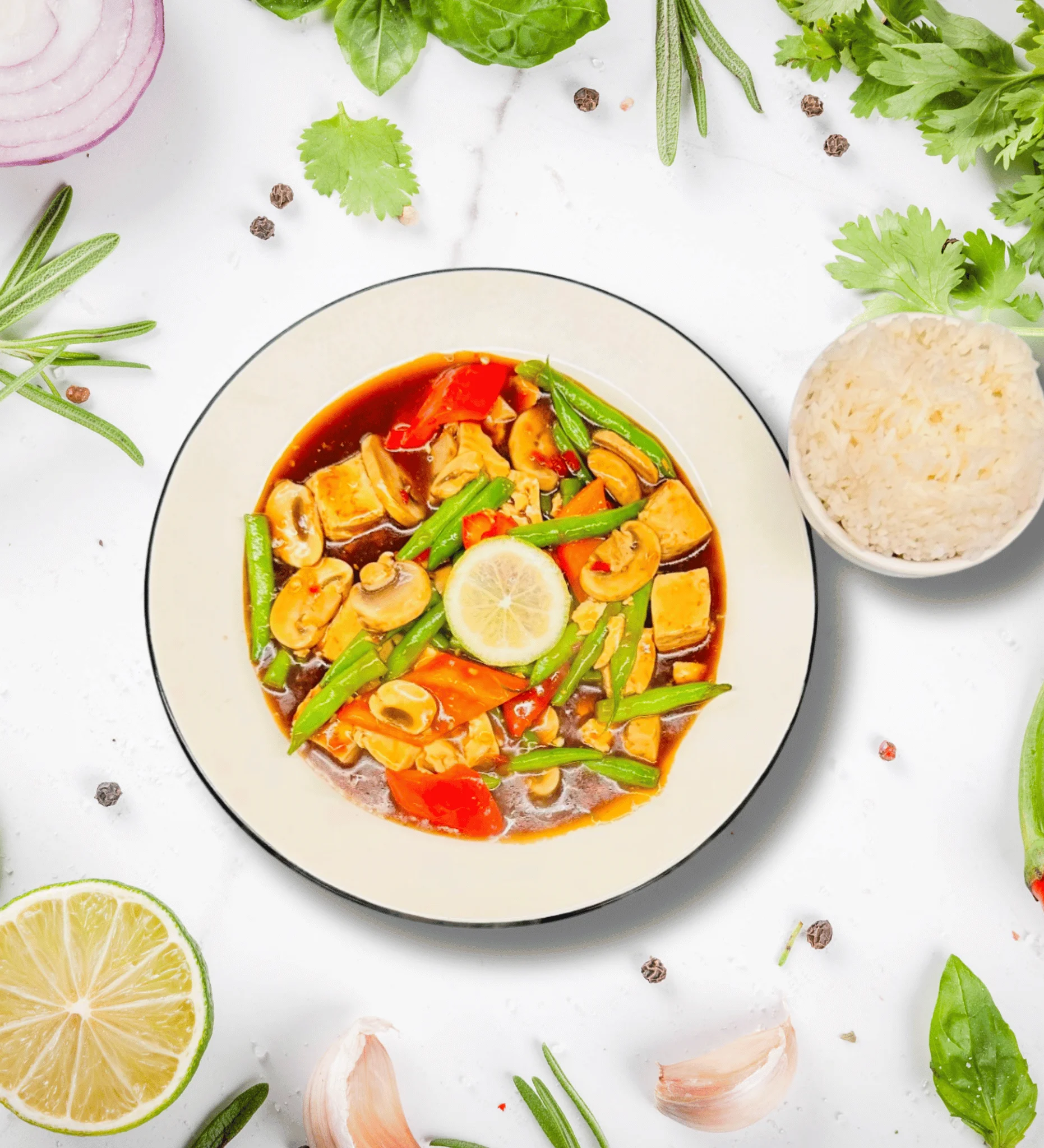 A. String Beans and Tofu