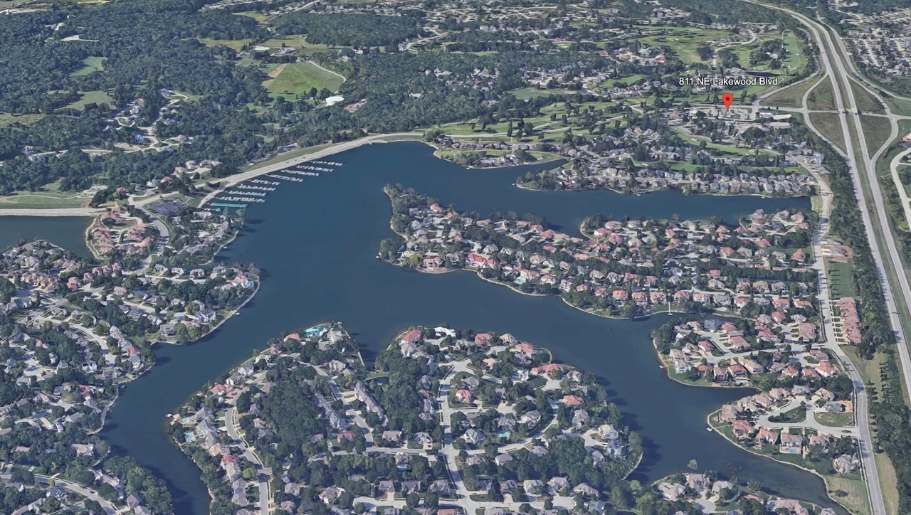 Google Earth Image of Lakewood Lake Near the Local 