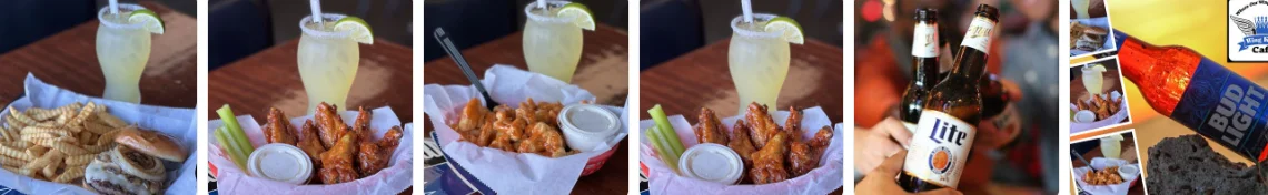 Delicious buffalo wings served with celery and dipping sauce