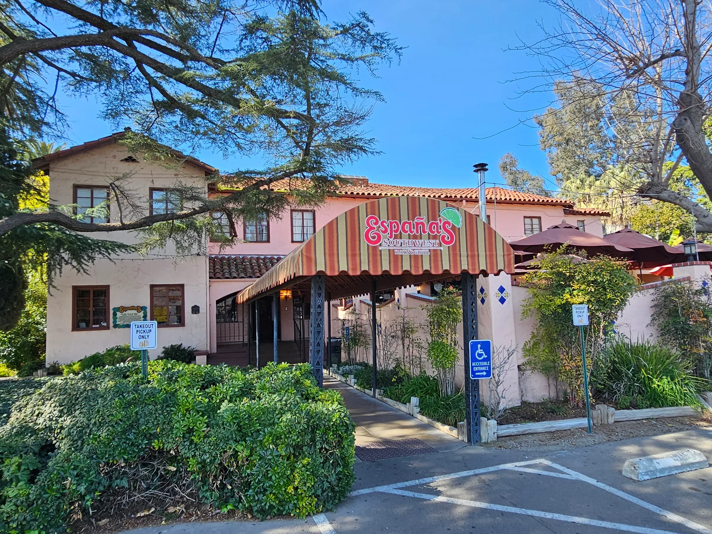 The outside of the restaurant