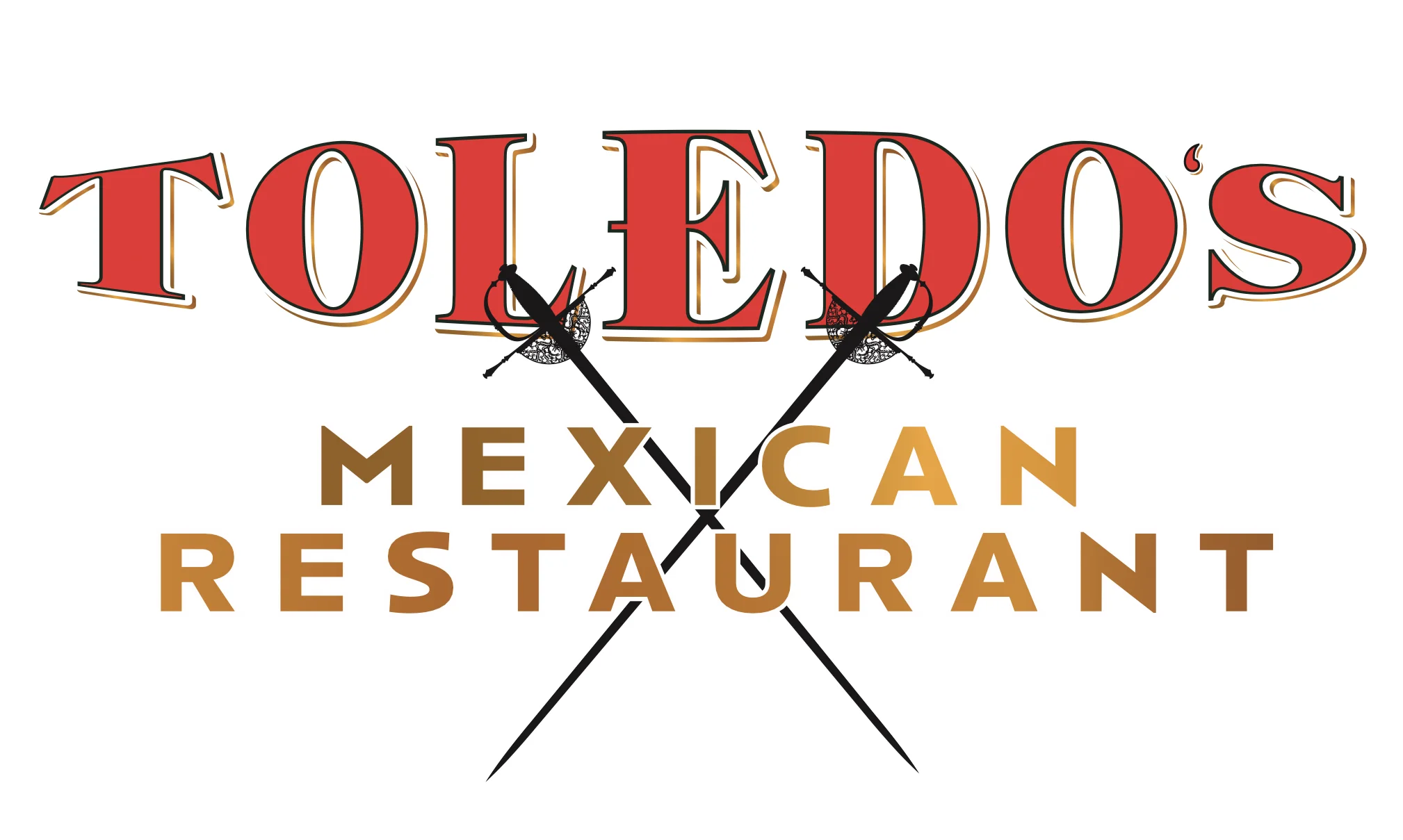 Toledo's Mexican Restaurant logo with crossed swords