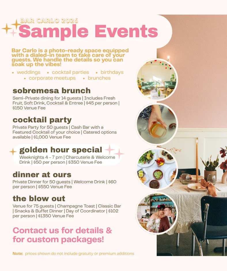 Elegant restaurant event space for gatherings and celebrations