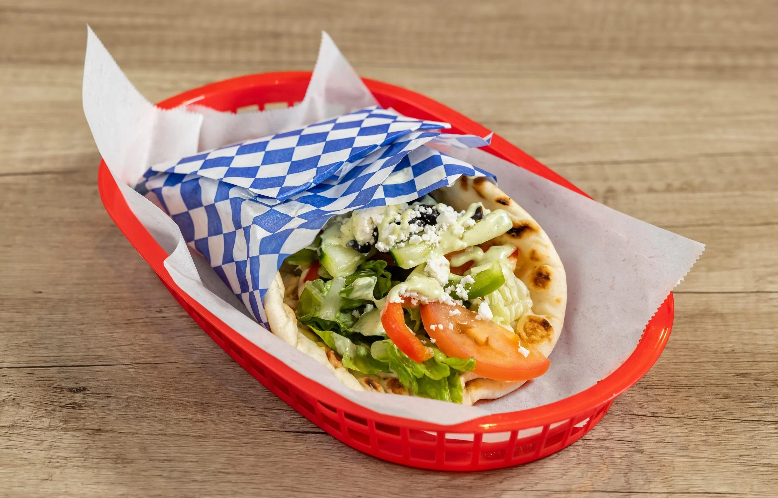 Hummus Pita (Vegetarian)