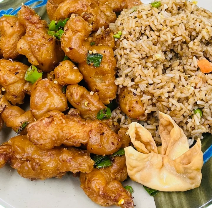 Salt & Pepper Chicken Strip (Lunch )            (L)   椒盐鸡球🌶️