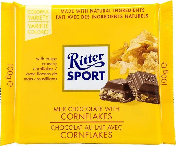 Ritter Sport Milk Chocolate with & Cornflakes