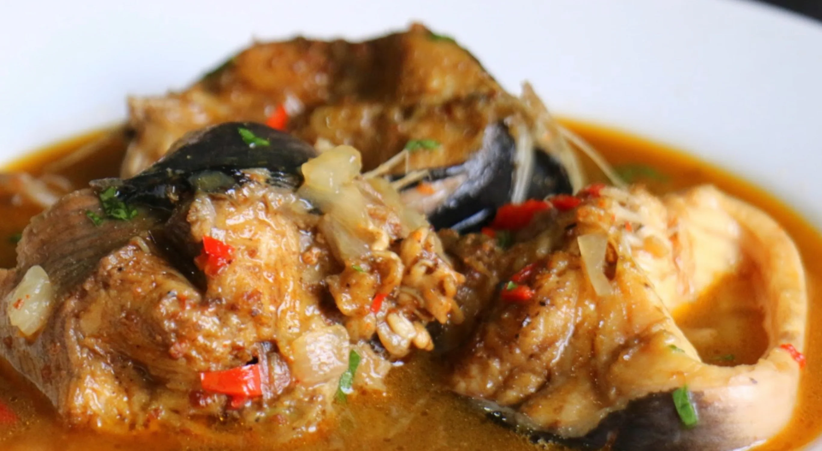 Catfish Pepper Soup at Tolex African Grill