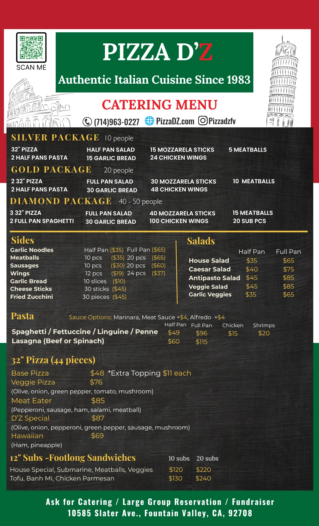 catering menu