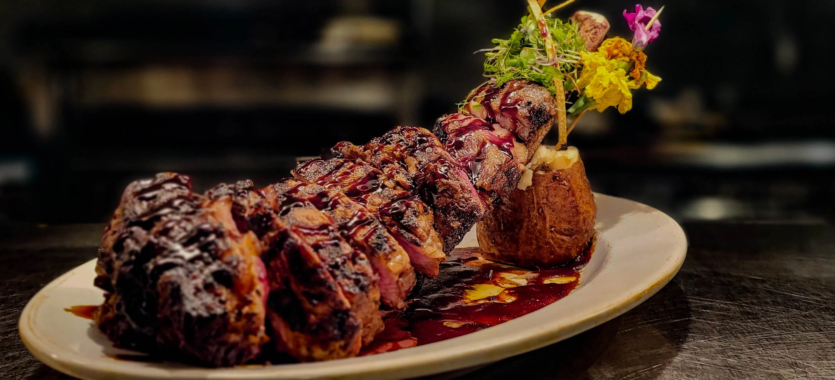 Only fresh seafood at Irina's Steak and Seafood.
