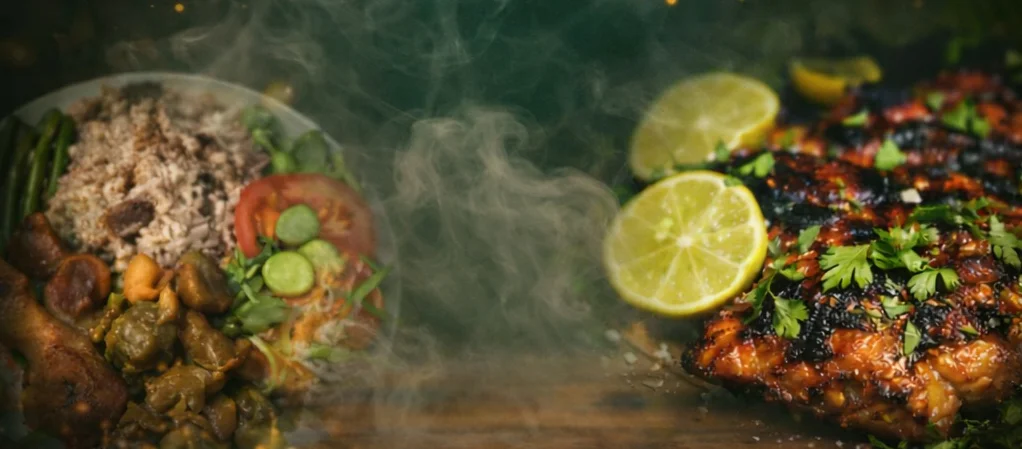 Grilled Caribbean fish with lime and herbs