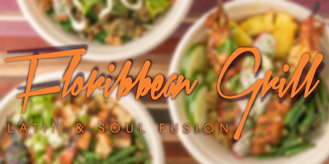 Colorful Latin and soul fusion bowls at Floribbean Grill