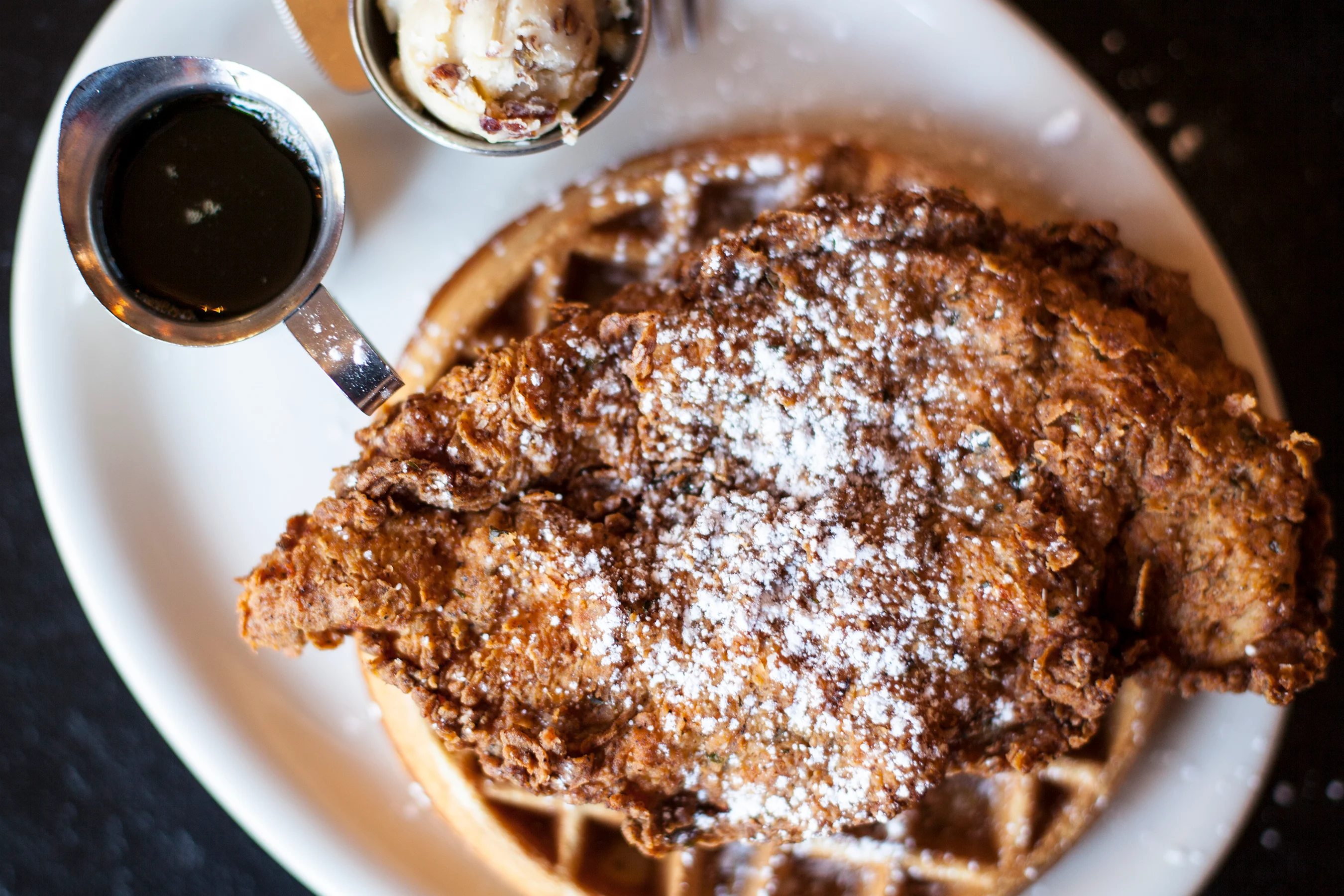 Chicken and waffles