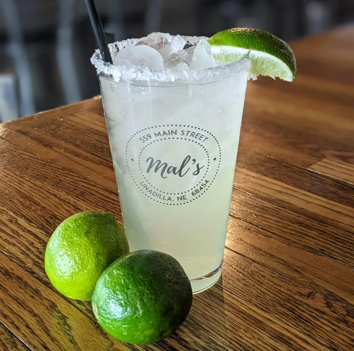 Cocktail Margarita with salt