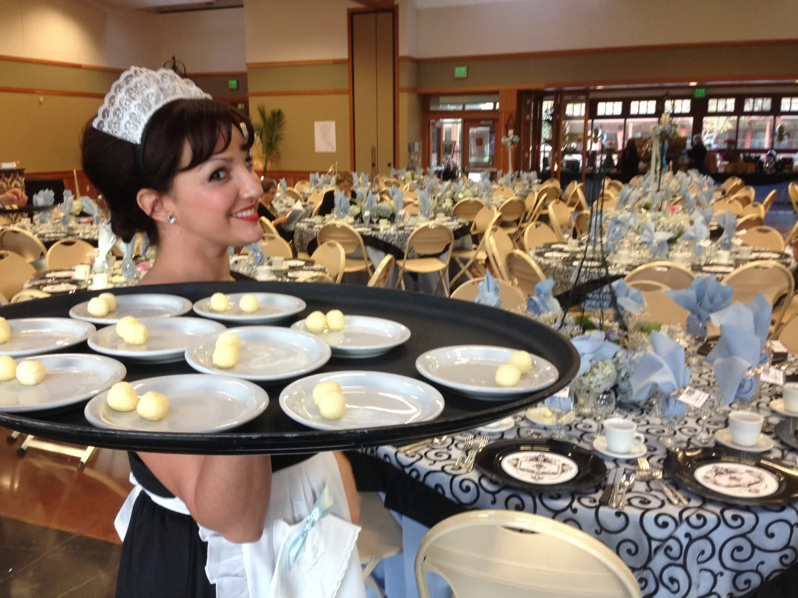 A large salad bar