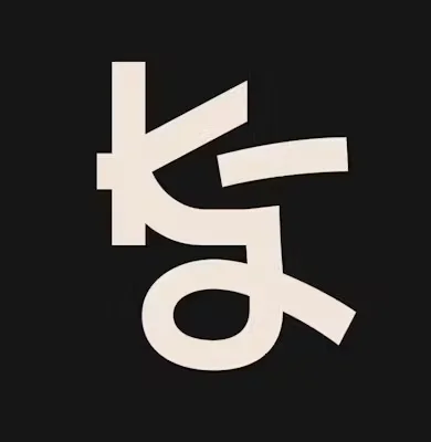 Stylized logo design with modern typography