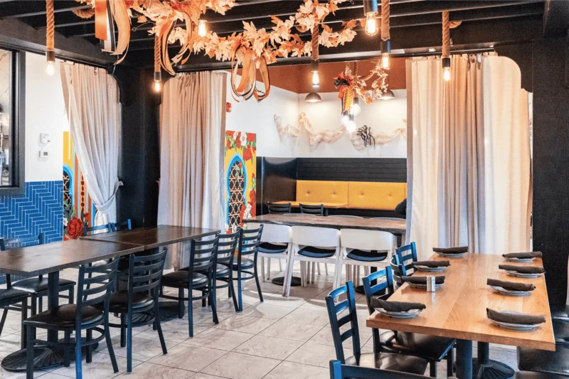 Comfortable seating area at Malek Al Kabob for dining