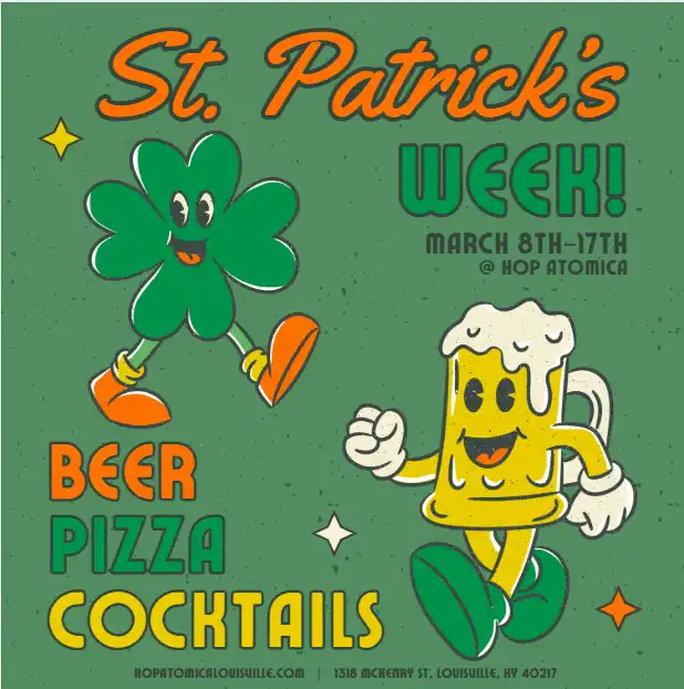 St. Patrick's Day Week-Long Specials