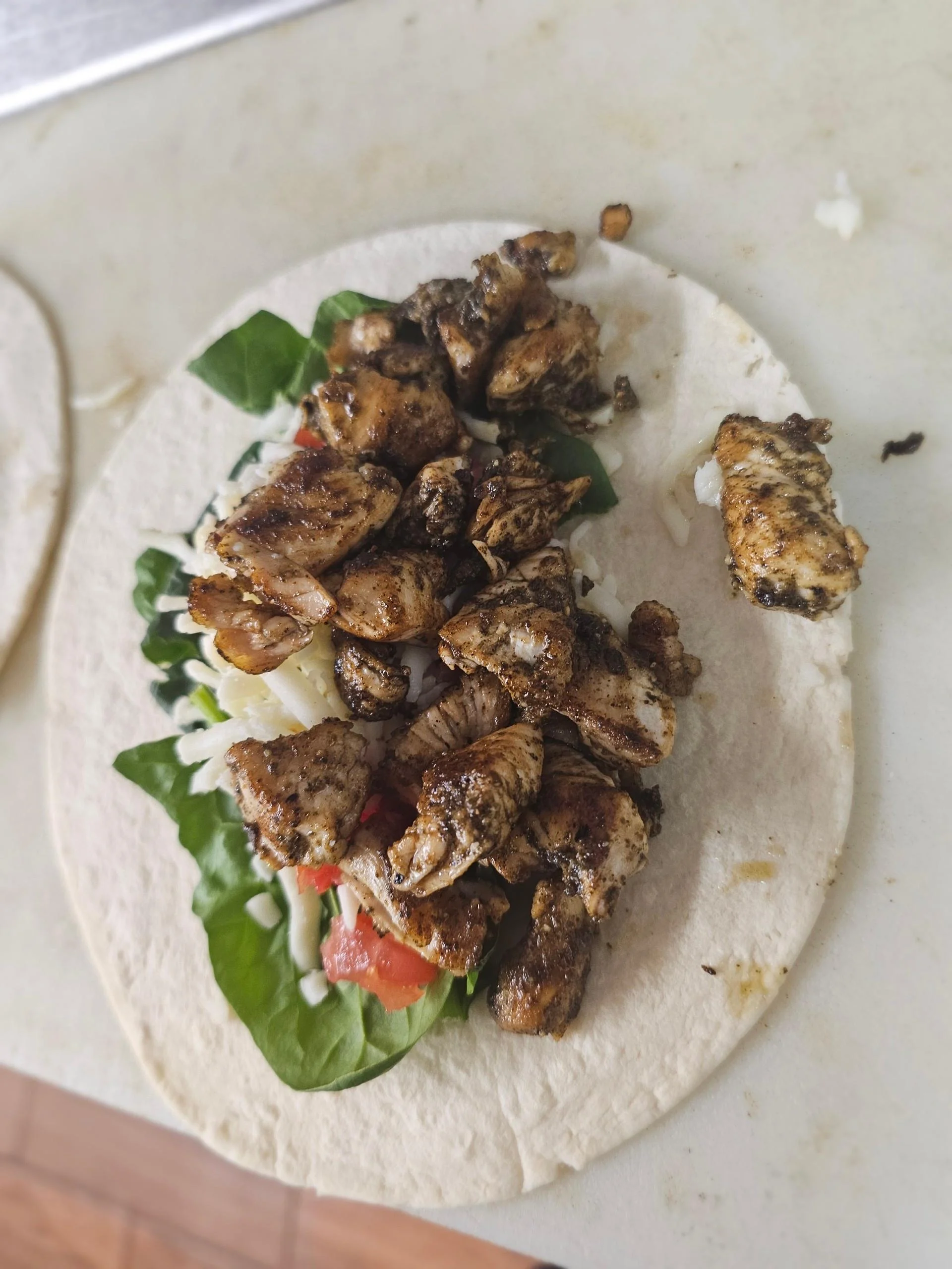 Avocado Pesto Chicken Wrap