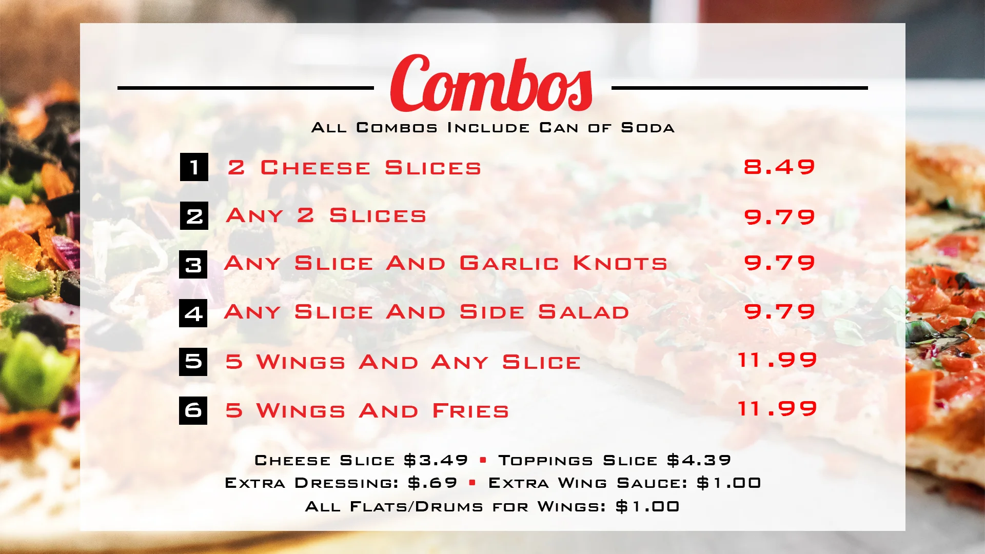 Combo Board for In store Only