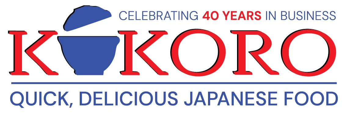 A logo featuring the name 'KIKORO' with a blue bowl icon and the tagline 'Quick, Delicious Japanese Food'.